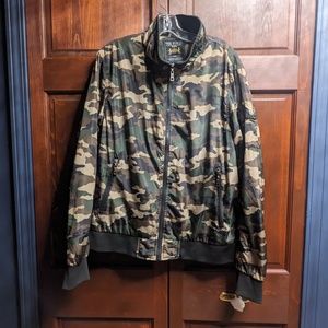 European Cut Camo Racer Jacket